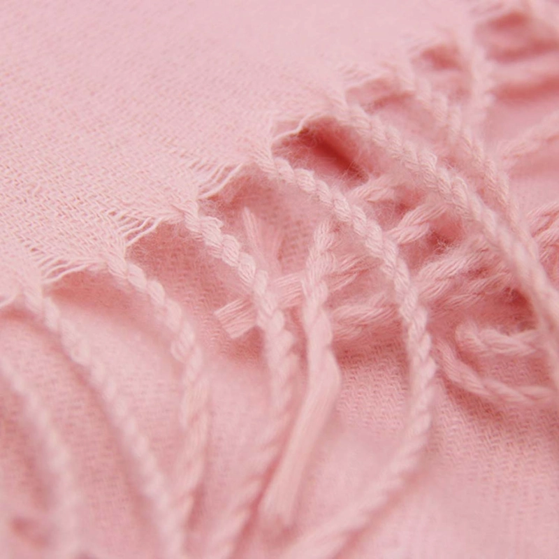 BUFANDA TIPO CASHMERE PELUDA MUJER CON FLECOS 220 G - 5