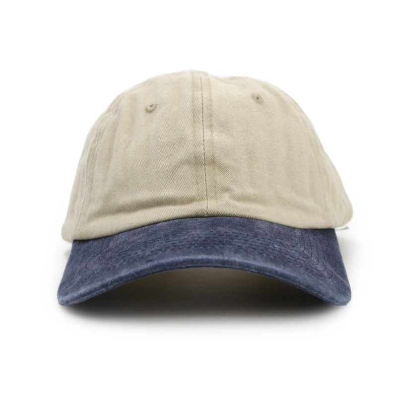 GORRA JOCKEY UNISEX ALGODON PRELAVADO BICOLOR - 2