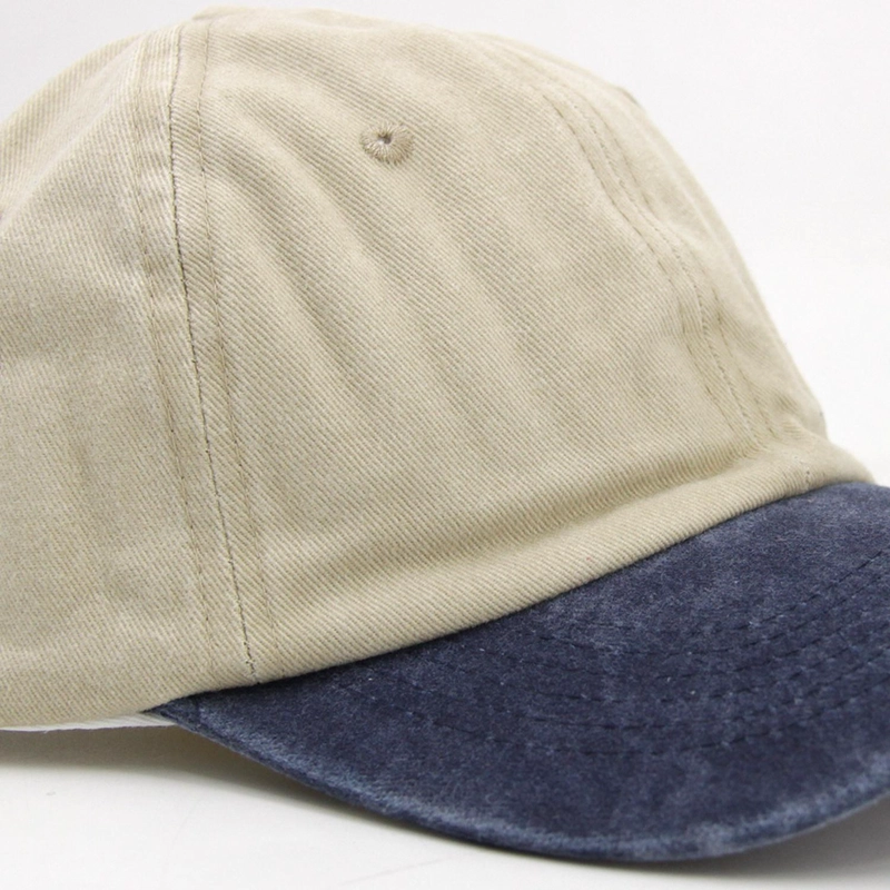 GORRA JOCKEY UNISEX ALGODON PRELAVADO BICOLOR - 3