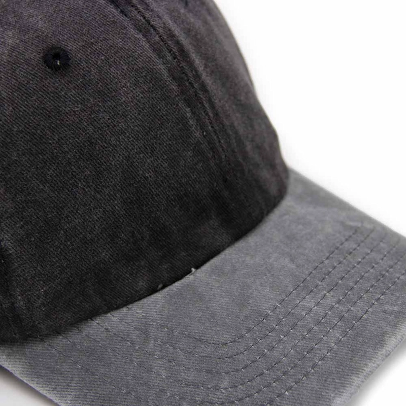 GORRA JOCKEY UNISEX ALGODON PRELAVADO BICOLOR - 3