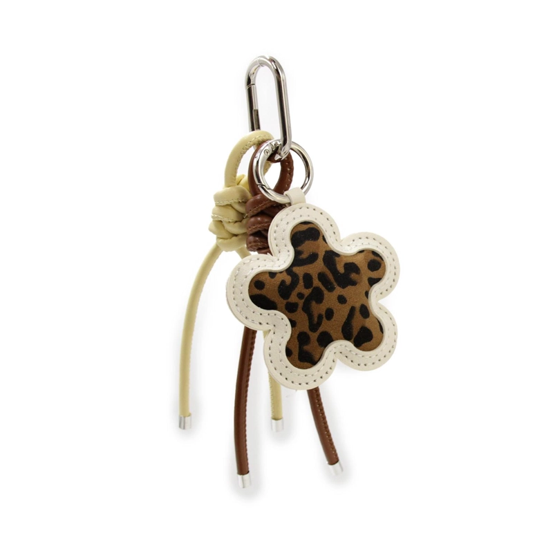 ACCESORIO LLAVERO CHARM PARA BOLSO-CARTERA FLOR ANIMAL PRINT TAMAÑO TALLA UNICA - 2
