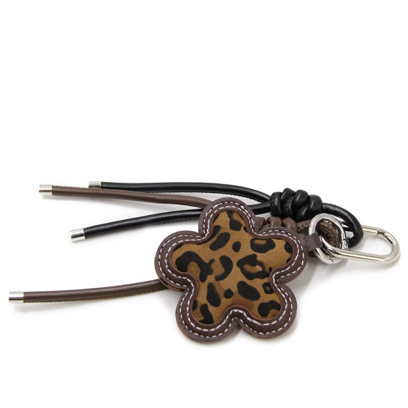 ACCESORIO LLAVERO CHARM PARA BOLSO-CARTERA FLOR ANIMAL PRINT TAMAÑO 1 - 3