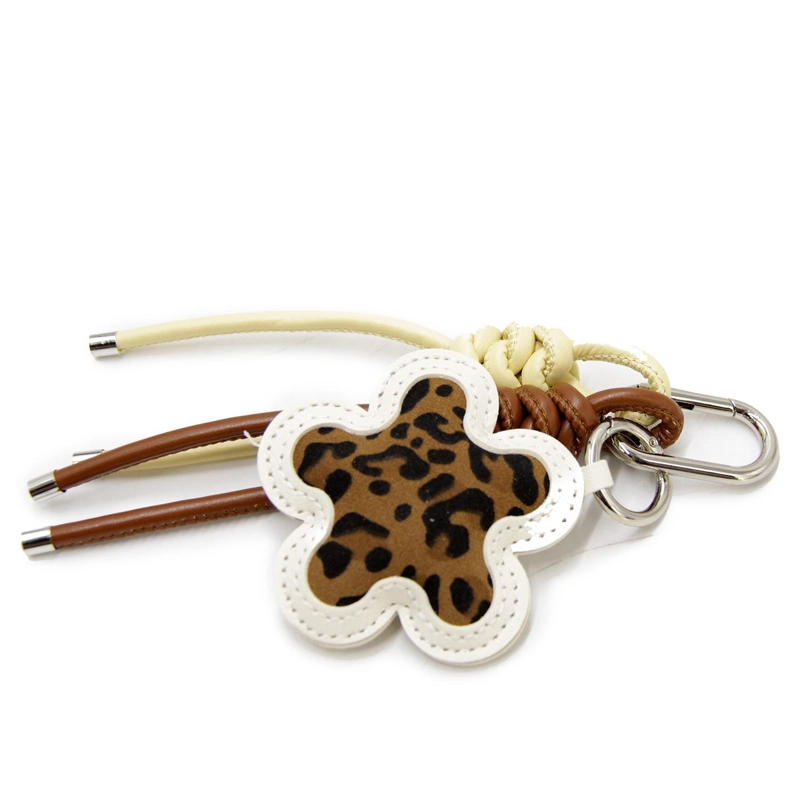 ACCESORIO LLAVERO CHARM PARA BOLSO-CARTERA FLOR ANIMAL PRINT TAMAÑO TALLA UNICA - 3
