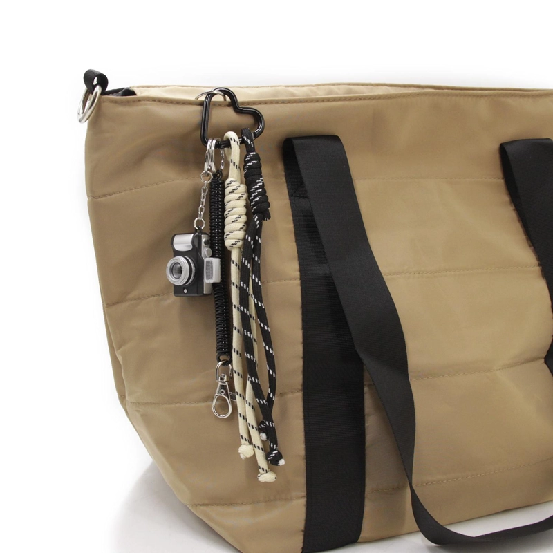 LLAVERO CHARM COLGANTE CUERDA CAMARA PARA BOLSO MOCHILA CUTE - 1