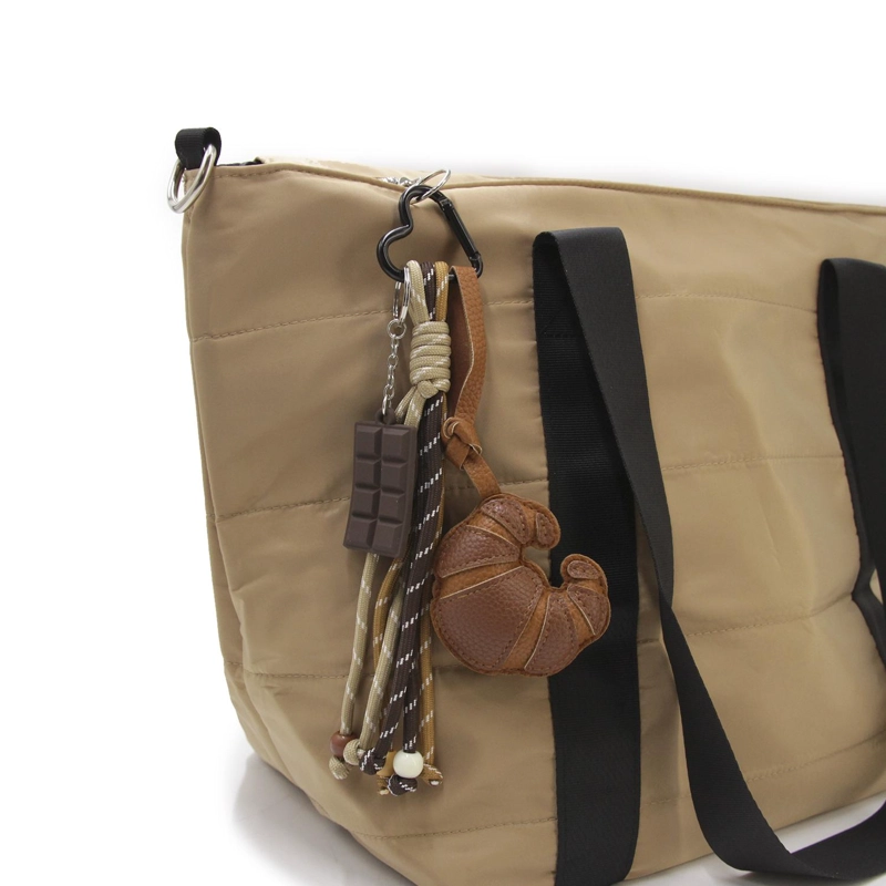 LLAVERO CHARM COLGANTE CROISSANT PARA CARTERA/BOLSO MUJER - 1