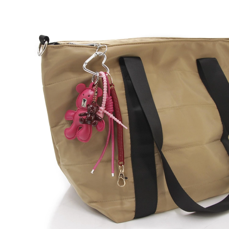 LLAVERO CHARM COLGANTE CON DIJE DE OSITO PARA BOLSO/MOCHILA - 1