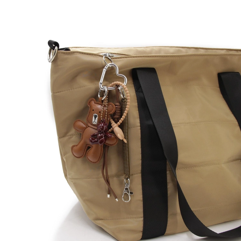 LLAVERO CHARM COLGANTE CON DIJE DE OSITO PARA BOLSO/MOCHILA - 1