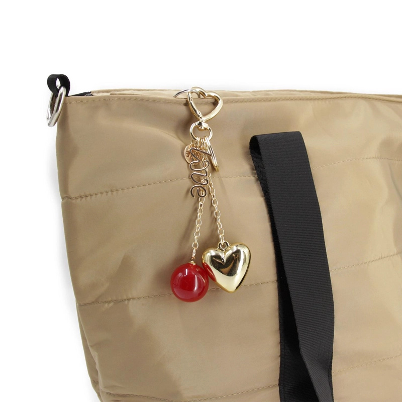 LLAVERO CHARM COLGANTE CORAZON ACCESORIO CARTERA - 1