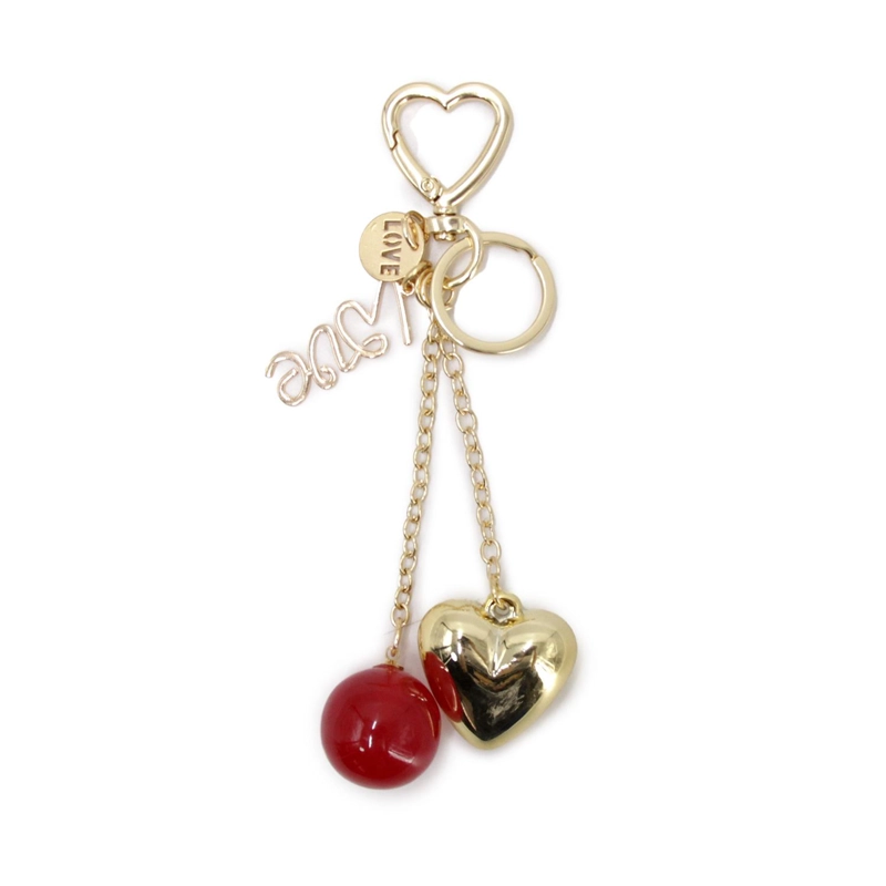 LLAVERO CHARM COLGANTE CORAZON ACCESORIO CARTERA - 2