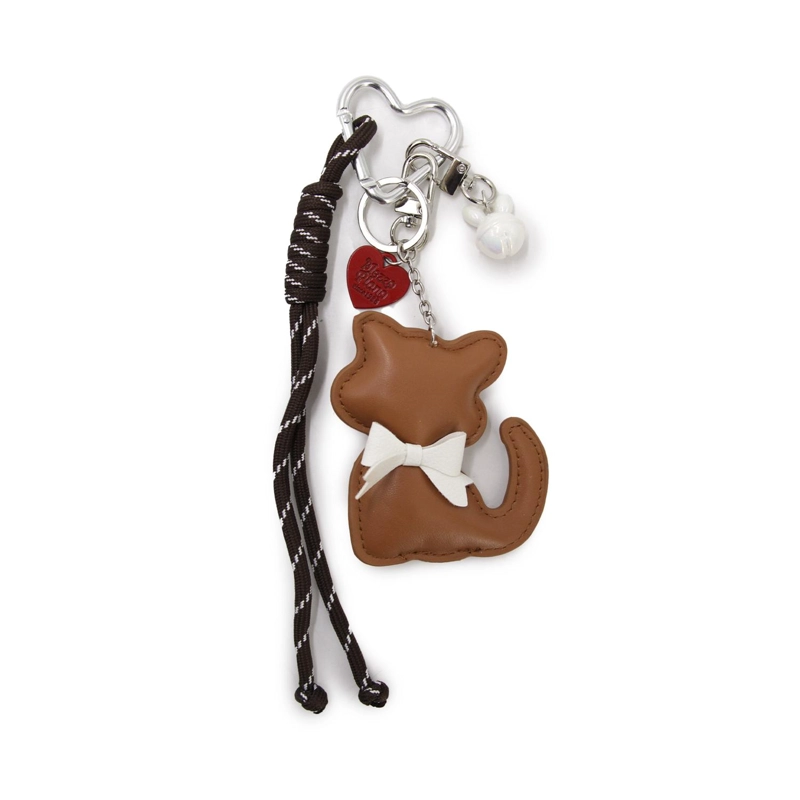 LLAVERO CHARM COLGANTE GATITO CON CORAZON PARA BOLSO 23CM - 4