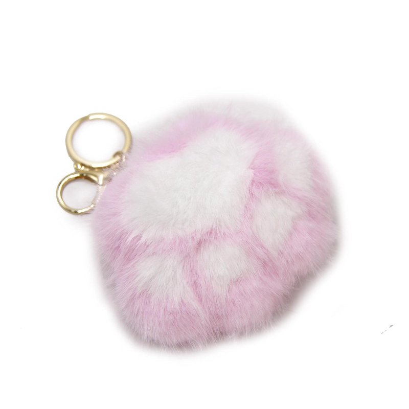 LLAVERO CHARM PATITA DE GATO PELUDO PARA BOLSO/MOCHILA 12CM - 2