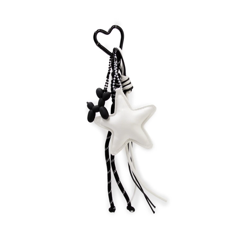 LLAVERO CHARM COLGANTE ESTRELLA Y PERRO PARA BOLSO 25CM - 2