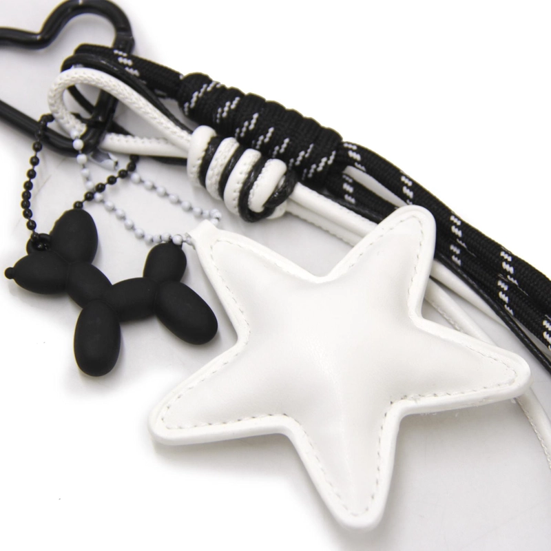 LLAVERO CHARM COLGANTE ESTRELLA Y PERRO PARA BOLSO 25CM - 4
