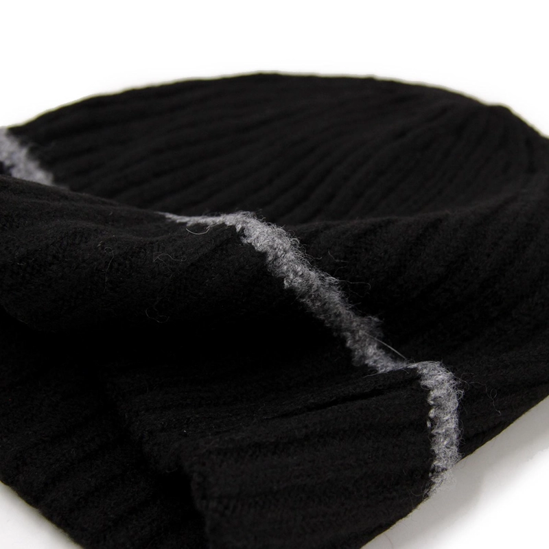 GORRO DE LANA BICOLOR UNISEX INVIERNO COLORES CASUAL - 3