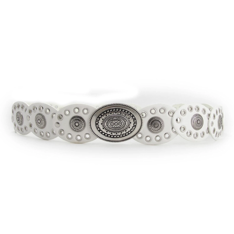 CINTURON DE MUJER OVALADO BOHO - 1