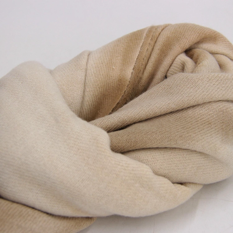 BUFANDA DEGRADADA MULTICOLOR TIPO CASHMERE SUAVE CON FLECOS - 3