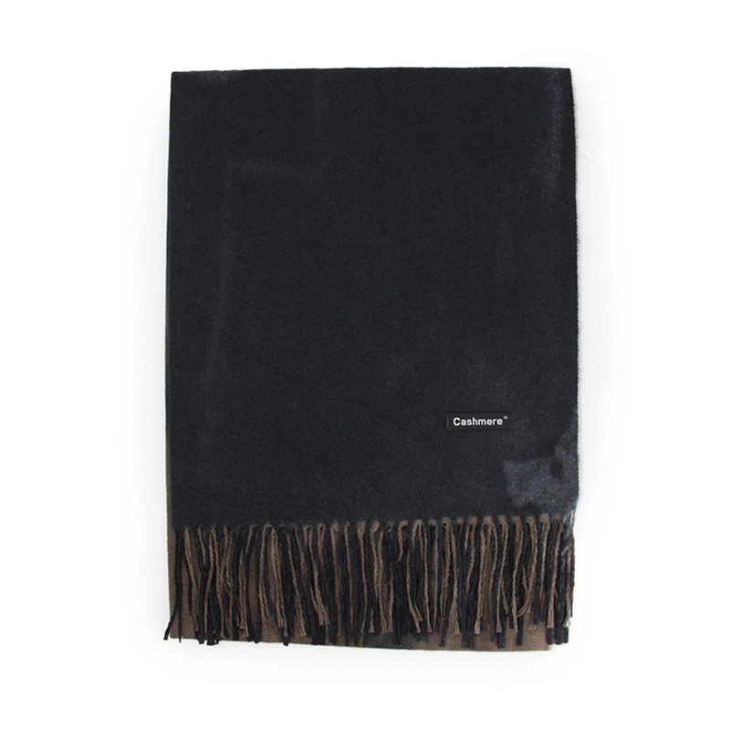 BUFANDA DEGRADADA COLOR TIPO CASHMERE SUAVE CON FLECO UNISEX - 1