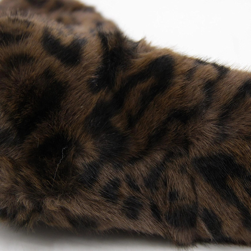 GORRO BUCKET MUJER PELUDO ANIMAL PRINT LEOPARDO INVIERNO SUAVE - 4