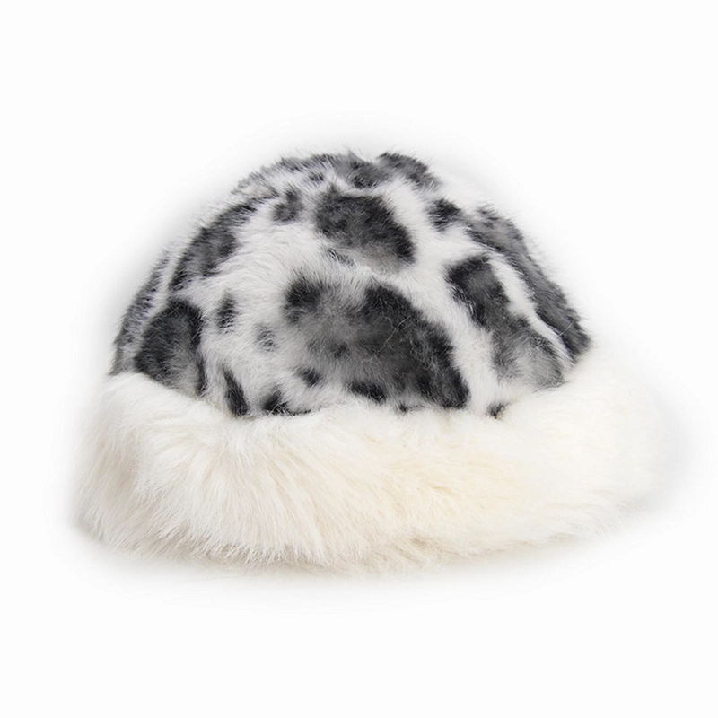 GORRO RUSO MUJER PELUDO ANIMAL PRINT INVIERNO SUAVE ABRIGADO - 1