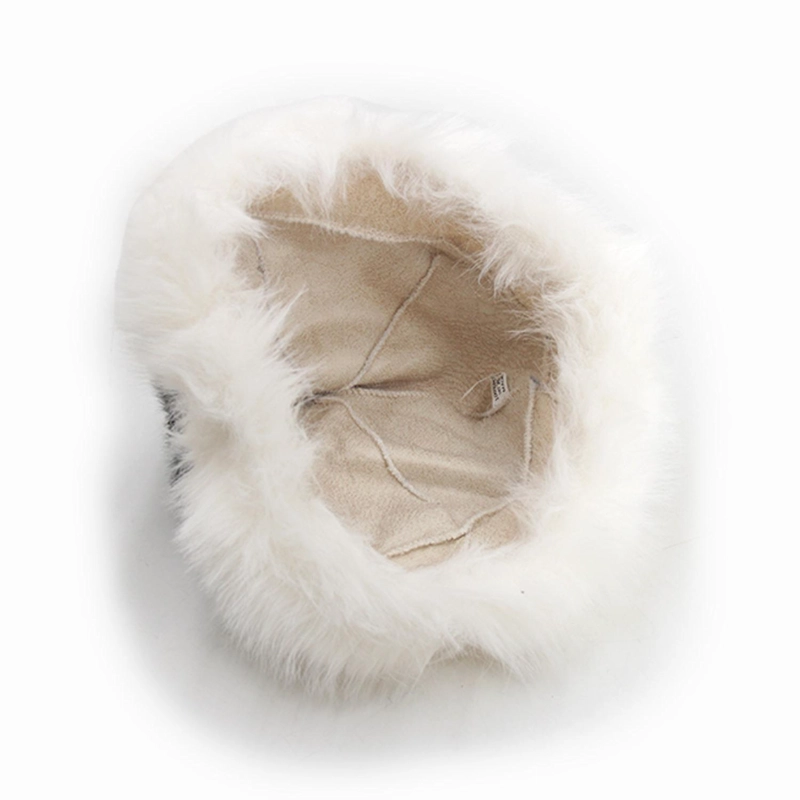 GORRO RUSO MUJER PELUDO ANIMAL PRINT INVIERNO SUAVE ABRIGADO - 3