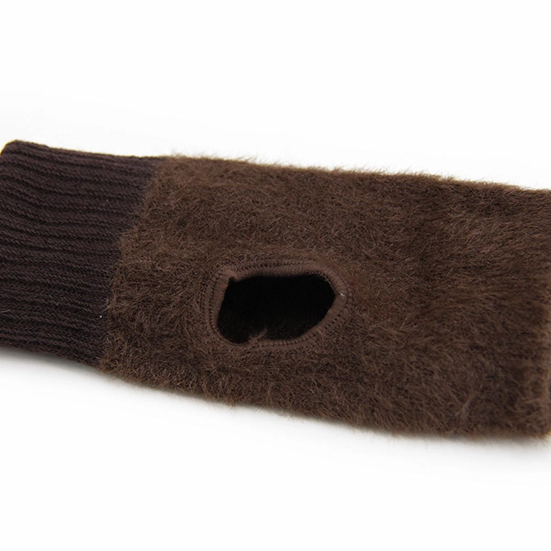 GUANTES MITONES PELUDOS CORTOS TE RMICOS UNISEX MODA INVIERNO - 3