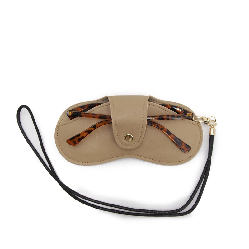 FUNDA ESTUCHE PARA LENTES CON STRAP COLGANTE UNISEX MODA TAMAÑO TALLA UNICA - 1
