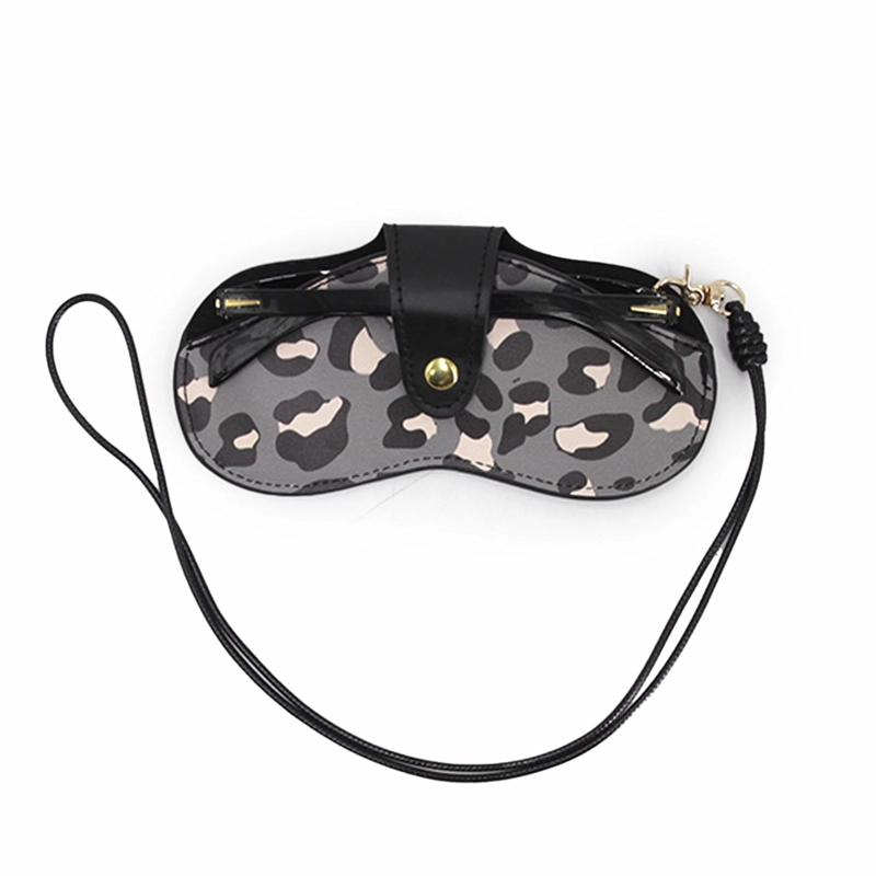 FUNDA ESTUCHE PARA LENTES ANIMAL PRINT CON STRAP COLGANTE UNISEX MODA TAMAÑO TALLA UNICA - 1