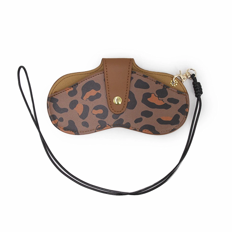 FUNDA ESTUCHE PARA LENTES ANIMAL PRINT CON STRAP COLGANTE UNISEX MODA TAMAÑO TALLA UNICA - 2