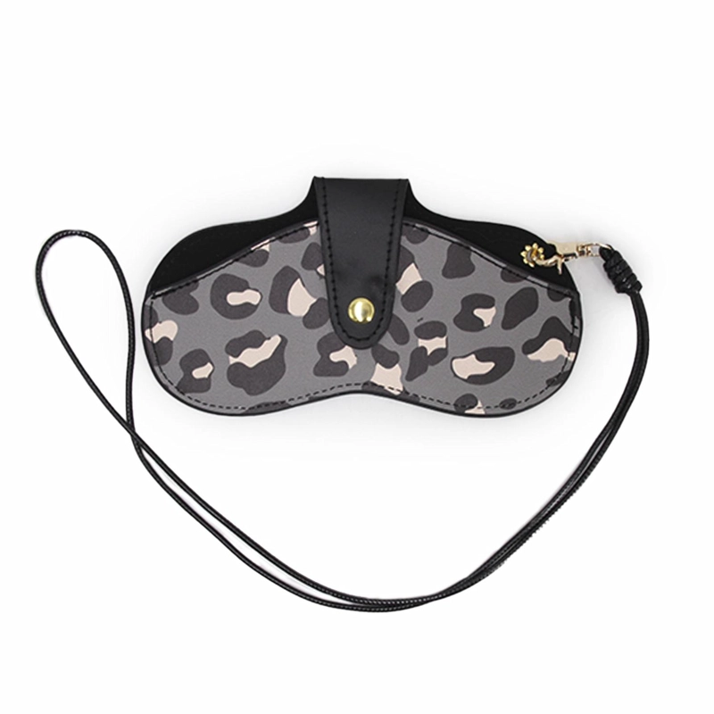 FUNDA ESTUCHE PARA LENTES ANIMAL PRINT CON STRAP COLGANTE UNISEX MODA TAMAÑO TALLA UNICA - 2