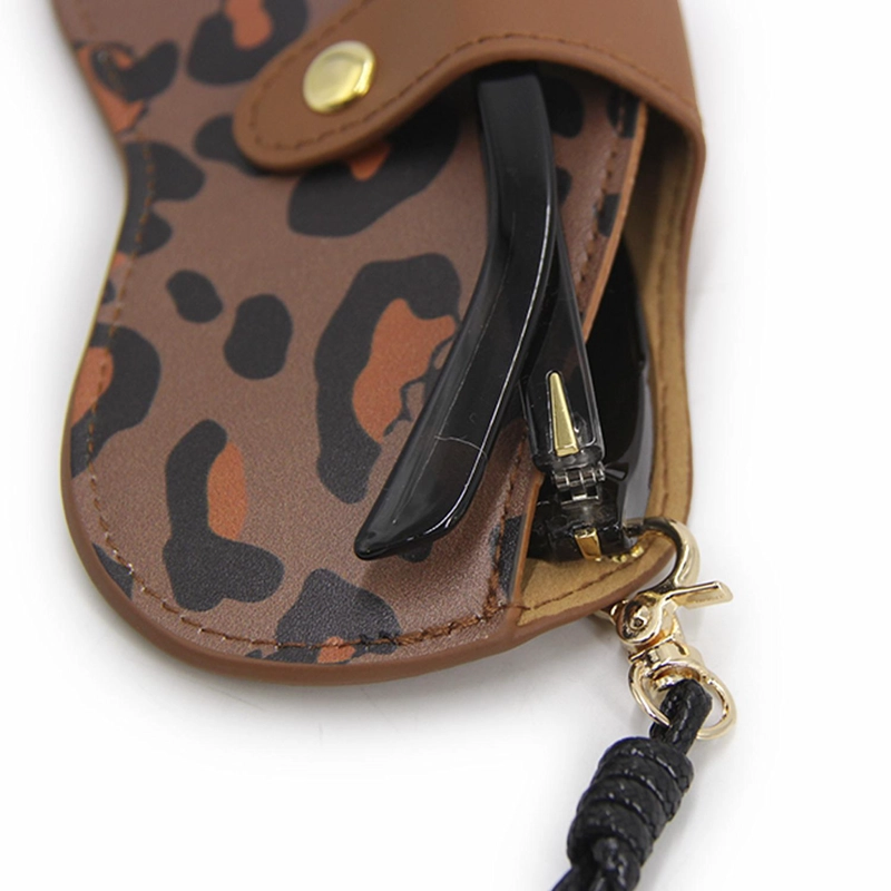 FUNDA ESTUCHE PARA LENTES ANIMAL PRINT CON STRAP COLGANTE UNISEX MODA TAMAÑO TALLA UNICA - 4