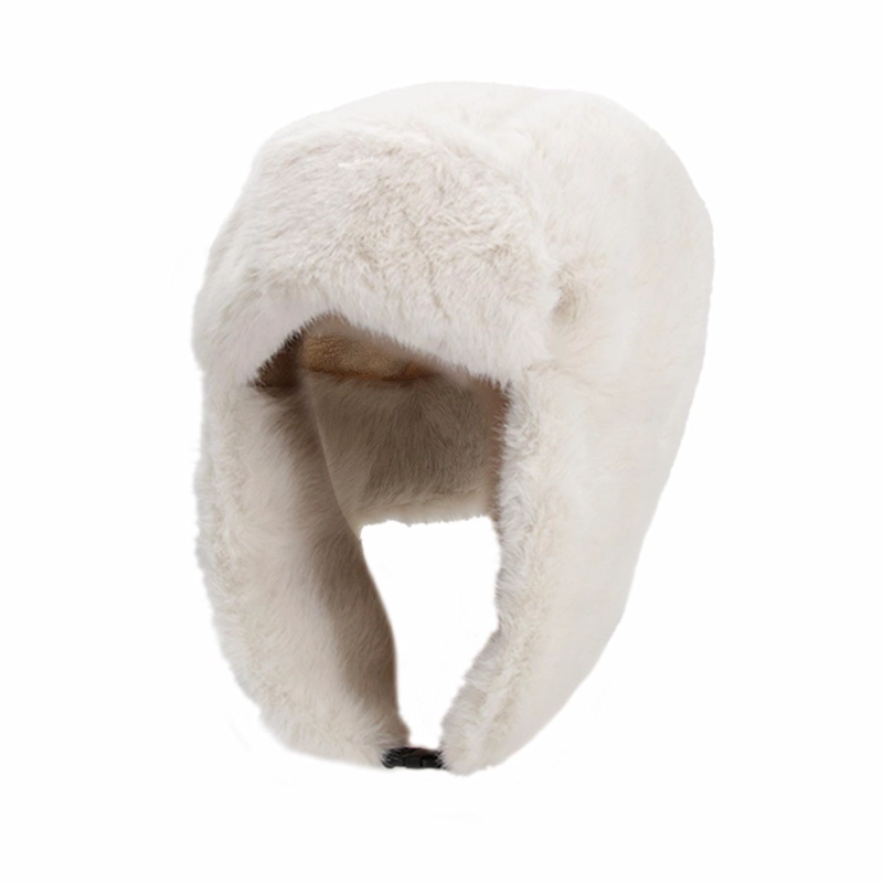 GORRO RUSO PELUDO TIPO USHANKA UNISEX MODA INVIERNO SUAVE - 1