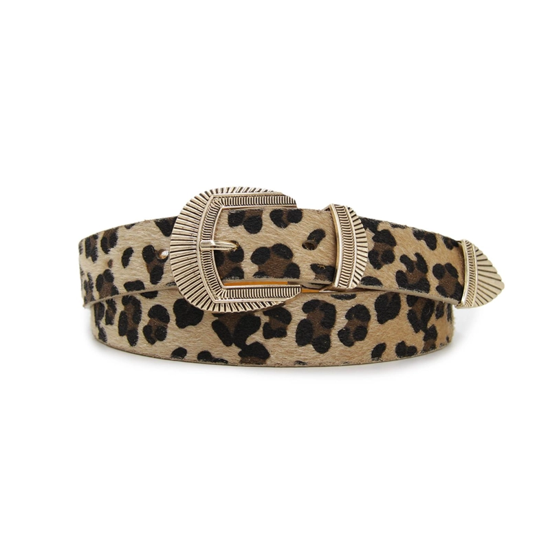 CINTURON MUJER TEXTURA CROCO HEBILLA MODA CASUAL - 1