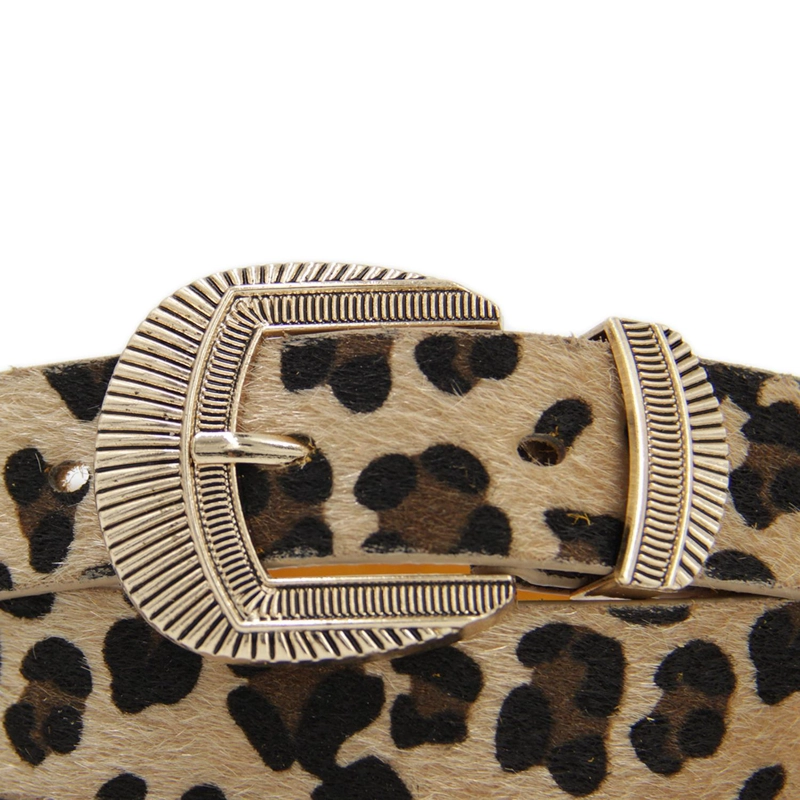 CINTURON MUJER TEXTURA CROCO HEBILLA MODA CASUAL - 2