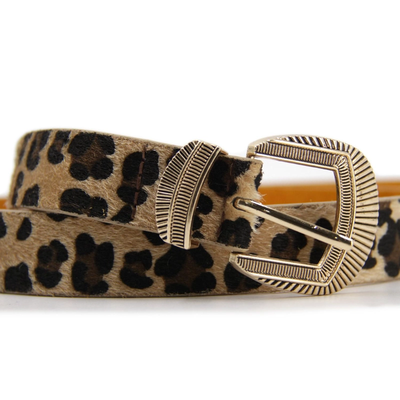 CINTURON MUJER TEXTURA CROCO HEBILLA MODA CASUAL - 3