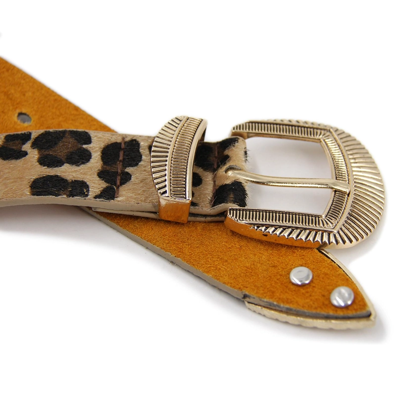 CINTURON MUJER TEXTURA CROCO HEBILLA MODA CASUAL - 4