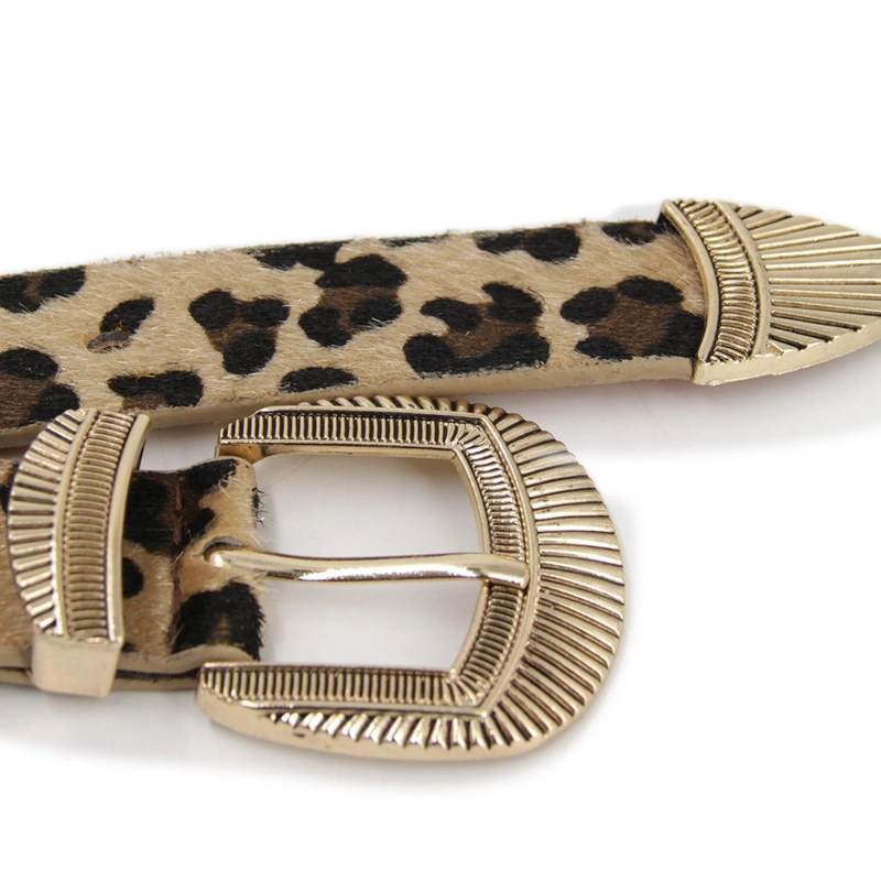 CINTURON MUJER TEXTURA CROCO HEBILLA MODA CASUAL - 5