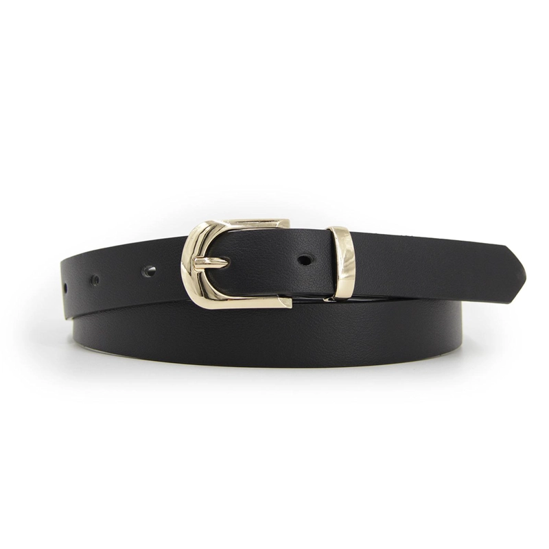 CINTURON MUJER PASADOR METALICO ANGOSTO CASUAL - 1
