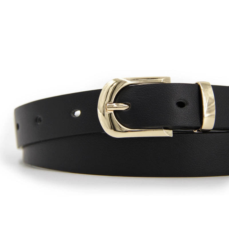 CINTURON MUJER PASADOR METALICO ANGOSTO CASUAL - 4
