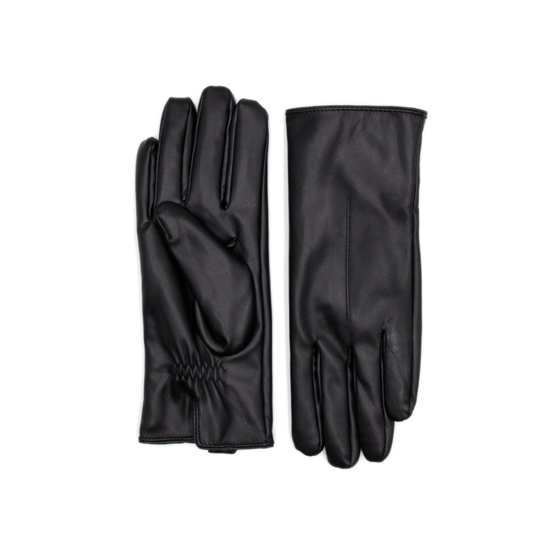GUANTES MUJER DE CUERINA BASICOS INVIERNO ELEGANTES SUAVES - 1