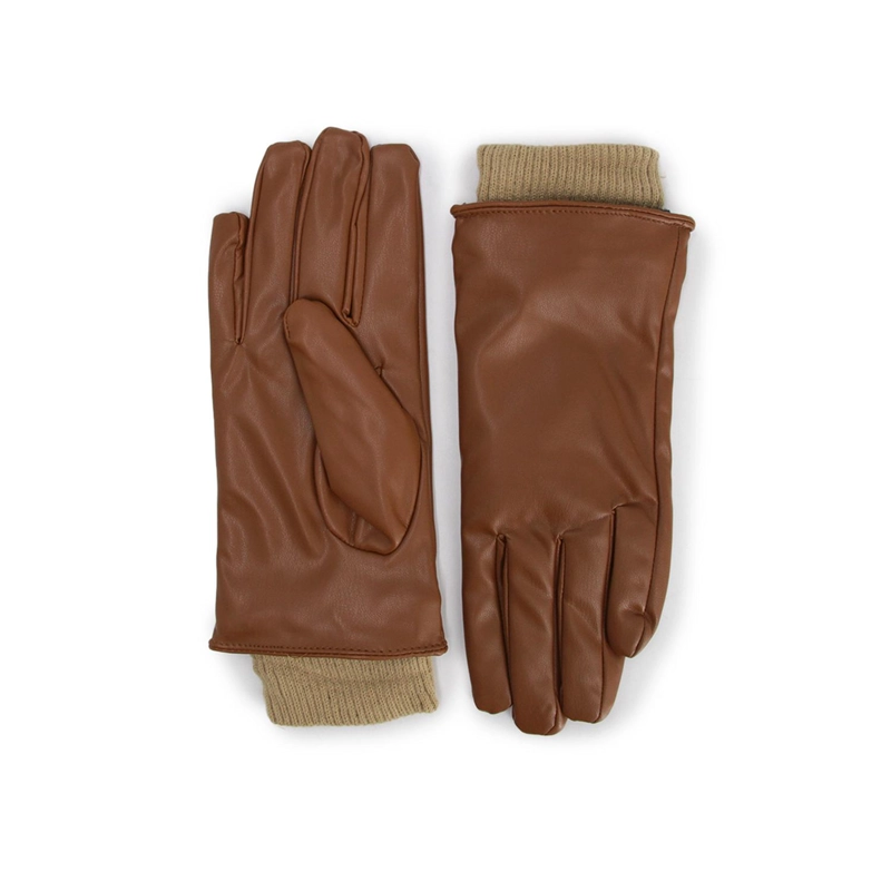 GUANTES DE CUERINA CON LANILLA Y LISOS, FORRADOS MUJER - 1