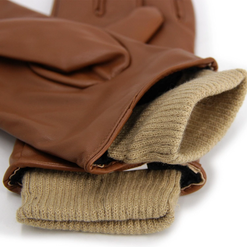 GUANTES DE CUERINA CON LANILLA Y LISOS, FORRADOS MUJER - 2