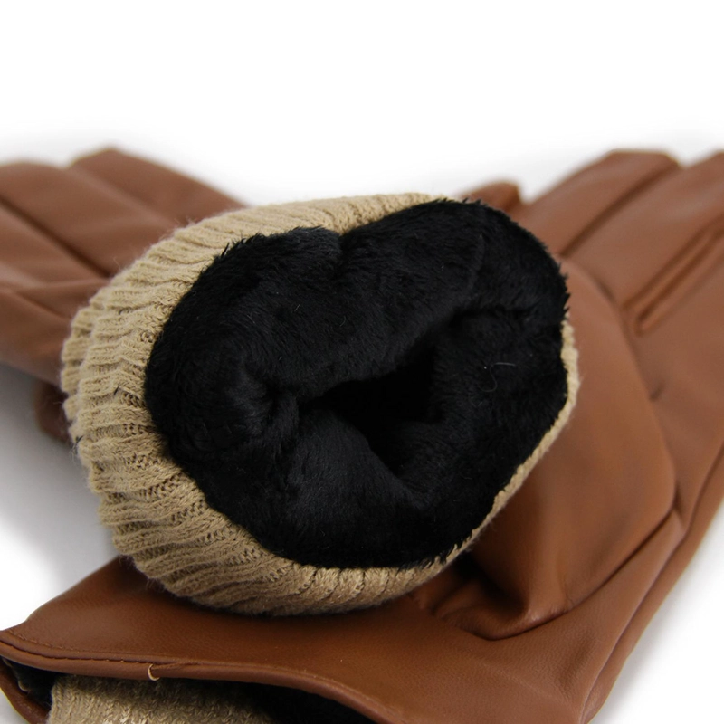 GUANTES DE CUERINA CON LANILLA Y LISOS, FORRADOS MUJER - 3