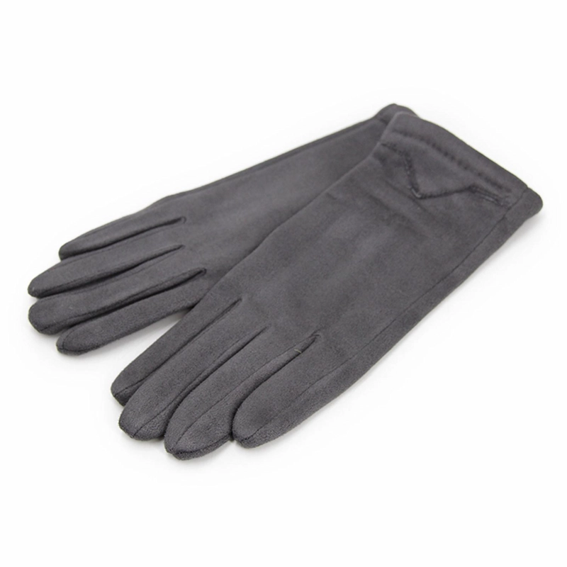 GUANTES MUJER GAMUZA CON POLAR INTERNO SUAVES ABRIGADOS INVIERNO - 2
