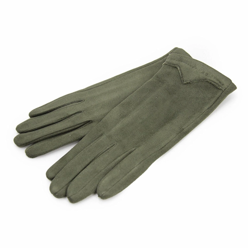 GUANTES MUJER GAMUZA CON POLAR INTERNO SUAVES ABRIGADOS INVIERNO - 2