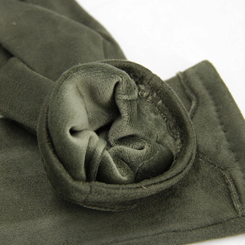 GUANTES MUJER GAMUZA CON POLAR INTERNO SUAVES ABRIGADOS INVIERNO - 3