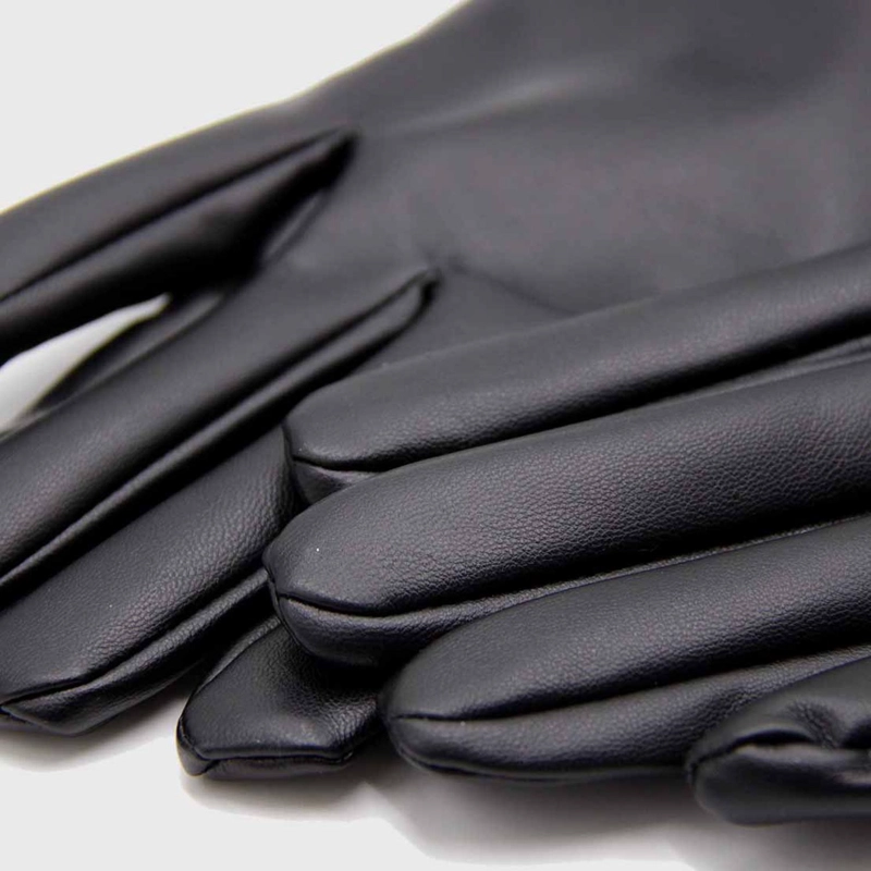 GUANTES MUJER CUERINA CON PUÑO PELUDO SUAVES ABRIGADOS INVIERNO - 3
