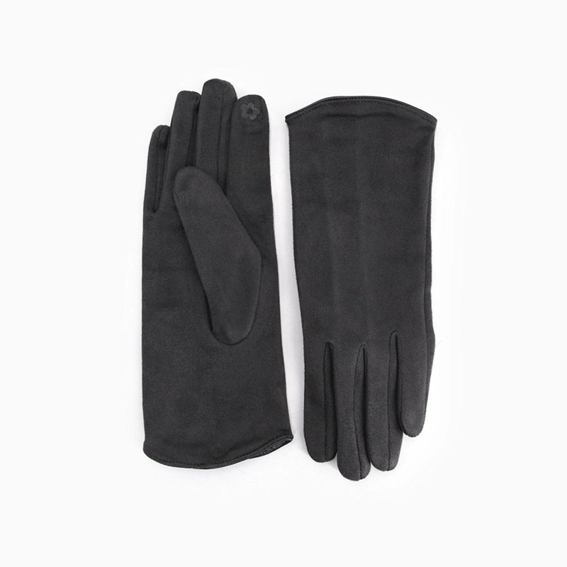 GUANTES MUJER GAMUZA BASICOS SUAVES ELEGANTES ABRIGADOS INVIERNO - 2