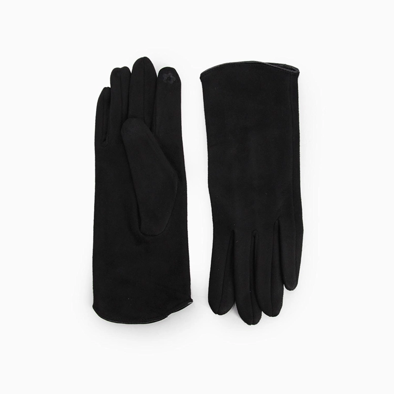 GUANTES MUJER GAMUZA BASICOS SUAVES ELEGANTES ABRIGADOS INVIERNO - 2