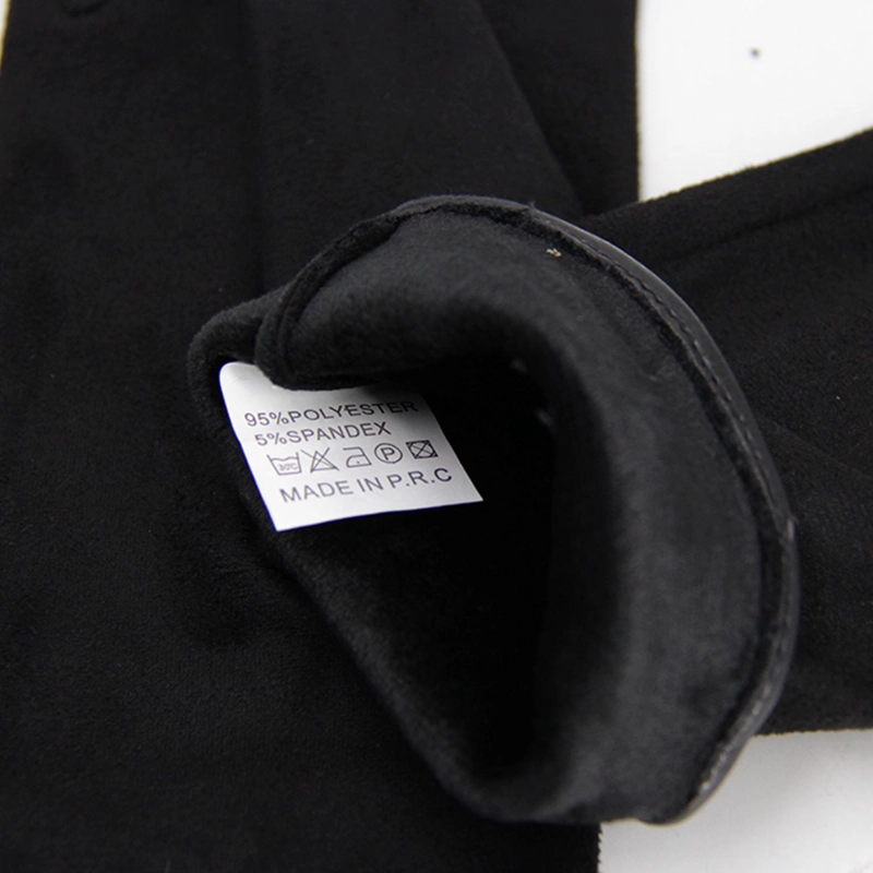 GUANTES MUJER GAMUZA BASICOS SUAVES ELEGANTES ABRIGADOS INVIERNO - 3