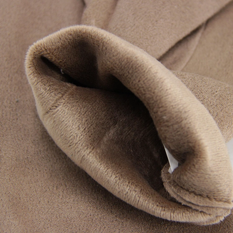 GUANTES MUJER GAMUZA BASICOS SUAVES ELEGANTES ABRIGADOS INVIERNO - 4